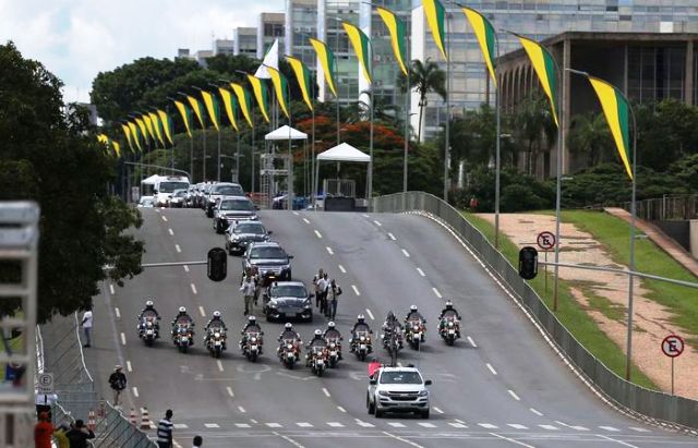 Último ensaio para a posse do presidente eleito, Jair Bolsonaro.