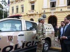 Governador entrega viaturas para combater crime organizado no interior