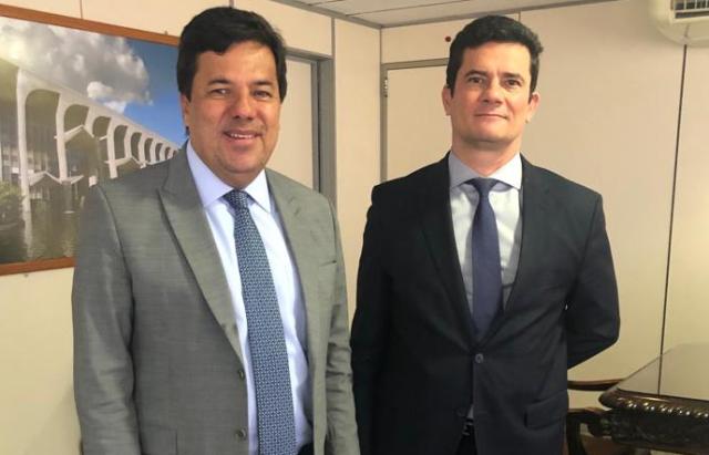 Mendonça Filho e Sergio Moro