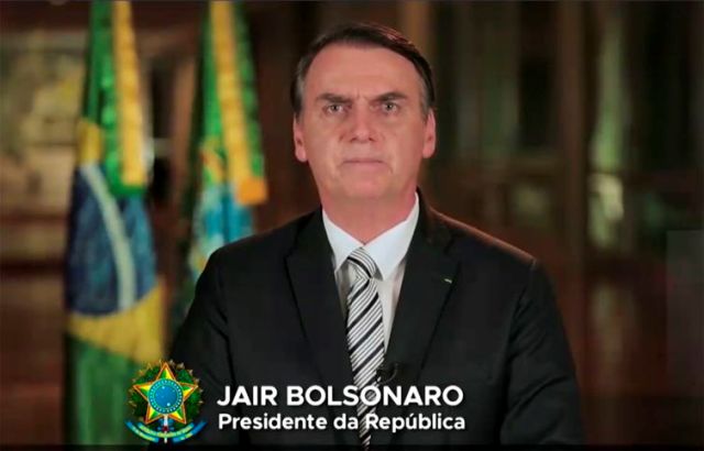 Bolsonaro falará sobre a Amazônia em rede nacional de TV