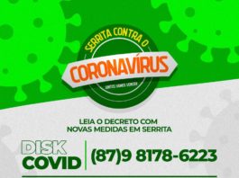 Serrita: Prefeito baixa Decreto e anuncia medidas mais duras contra o Coronavírus