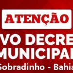 Prefeitura de Sobradinho (BA) endurece medidas para combater o avanço de casos de Covid-19 no município