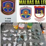 Policiais da 1ª CIPM efetuam prisões por tráfico de drogas em Floresta