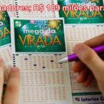 Mega da Virada 2021: Dois apostadores vão dividir prêmio de R$ 378 milhões; cada um vai receber o valor de R$ 189 milhões