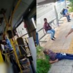 Vergonha: Motorista de ônibus agride idoso e joga pra fora do ônibus