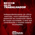 1ª de Maio – Dia do Trabalhador