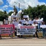 Concursados de Serrita realizam ato pedindo apoio aos representantes do município e em especial ao Governador Paulo Câmara