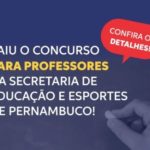 Estado lança concurso para professor da educação básica com 2.907 vagas; salário chega a R$ 3,9 mil