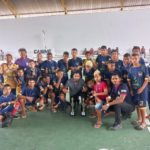 Pré-mirim e Mirim da Escola Municipal Alberto Victor de Souza campeões na Copa Junina de Futsal 2022 realizada em Orocó