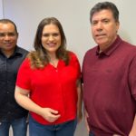Marília Arraes recebe apoio de Albino Silva (PSB), candidato a prefeito de Condado em 2020