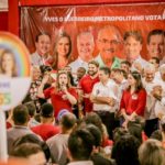 Marília Arraes e André de Paula participam da inauguração do comitê Litoral Norte em Igarassu