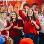 Maria Arraes participa de inauguração do Comitê Litoral Norte, ao lado de Marília Arraes