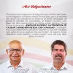 Salgueiro: Vice-prefeito emite Nota Pública à sociedade