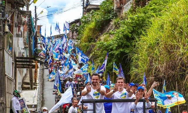 Miguel intensifica campanha no Recife com grande carreata no Ibura e diz que dará atenção especial a áreas de morros