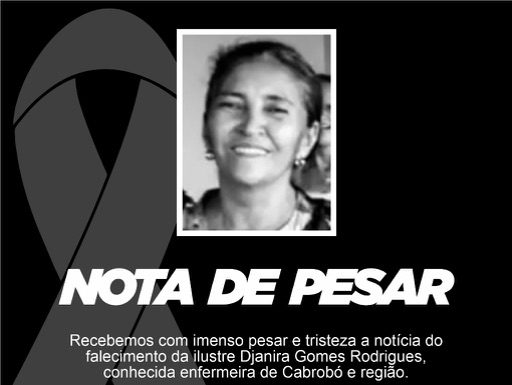 Rony Russo lamenta a morte de Djanira Gomes Rodrigues
