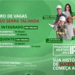 Campus Serra Talhada oferta 245 vagas em Processo Seletivo 2023 para cursos técnicos