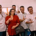 Marília Arraes acompanha a votação de Sebastião Oliveira em Serra Talhada
