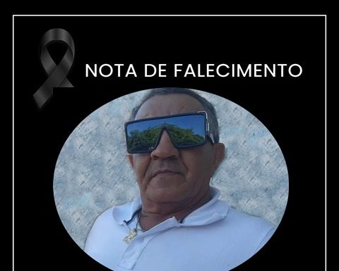 Nota de falecimento de Francisco de Assis Galvão dos Santos; conhecido por Chico Eletricista