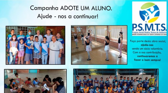 Adote um aluno e salve o Projeto das Crianças do Vila Débora