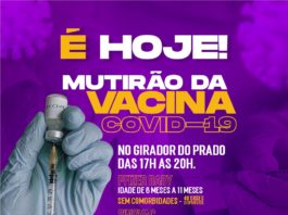 Salgueiro realiza mutirão de vacinação contra Covid nesta terça-feira (29)