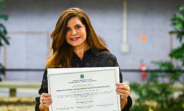 Socorro Pimentel é diplomada pela Justiça Eleitoral e voltará à Alepe para o segundo mandato