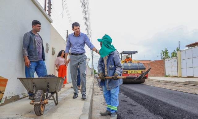 Simão Durando inicia ano com obras de pavimentação