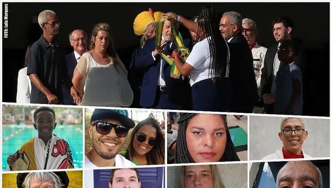 Conheça os brasileiros e as brasileiras que entregaram a faixa para Lula