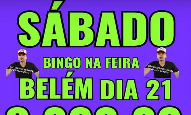 É amanhã! Bingo na Feira em Belém do São Francisco; R$ 3 mil reais em prêmios!