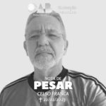 OAB Petrolina manifesta pesar pela morte do professor Celso Franca