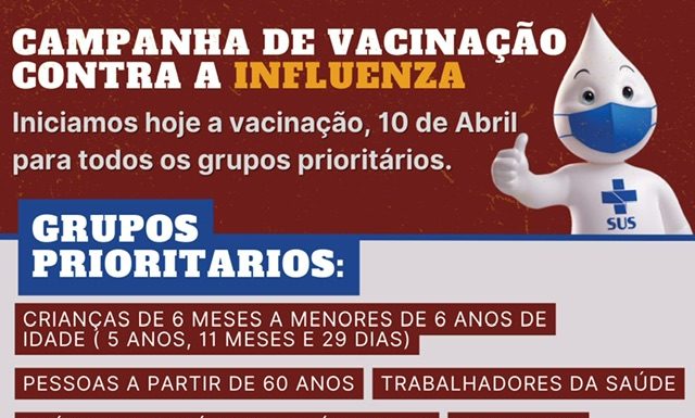 Prefeitura de Granito informa sobre calendário de vacinação
