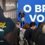 Lula celebra 100 dias de governo usando slogan de Temer