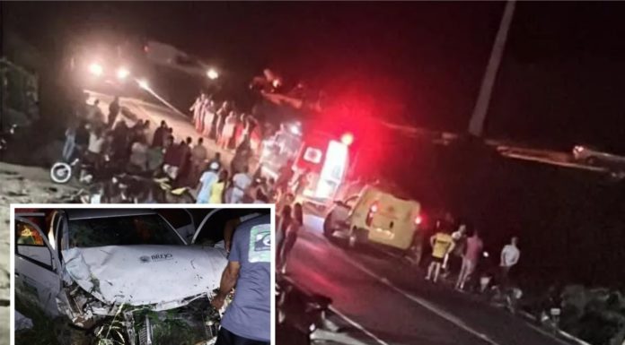 Acidente na PE-145 deixa dois mortos e três feridos em Brejo da Madre de Deus
