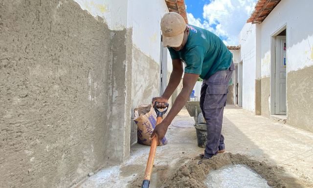 Santa Maria da Boa Vista: Obras de reforma da Escola Afonso Alves, no bairro Mandacaru, seguem em ritmo avançado