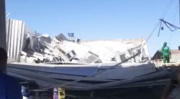 Juazeiro-BA: Teto da empresa Condec desaba nesta terça-feira (30)
