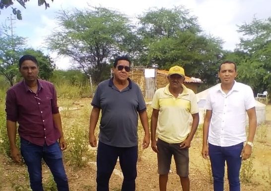 Secretário de Agricultura de Cabrobó visita zona rural do município, visando ampliação do abastecimento de água
