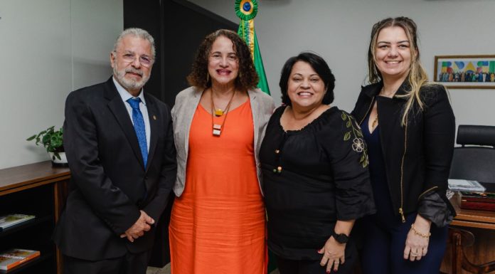 Presidente da Animes Antônio Habib cumpre agenda em Brasília com ministra e senadora