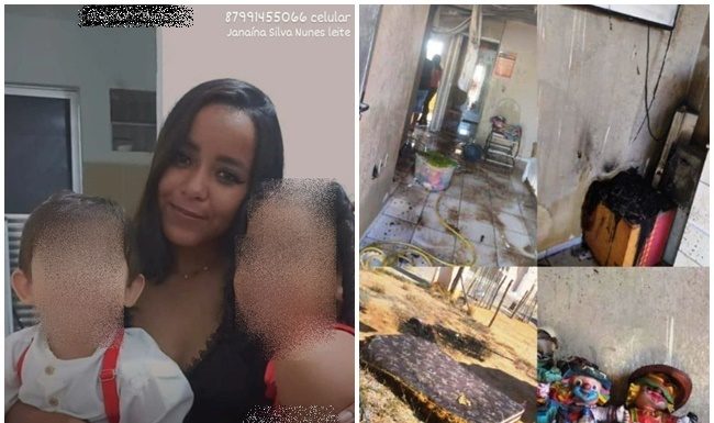 Casa pega fogo no Pedra Linda em Petrolina; e família precisa de sua solidariedade