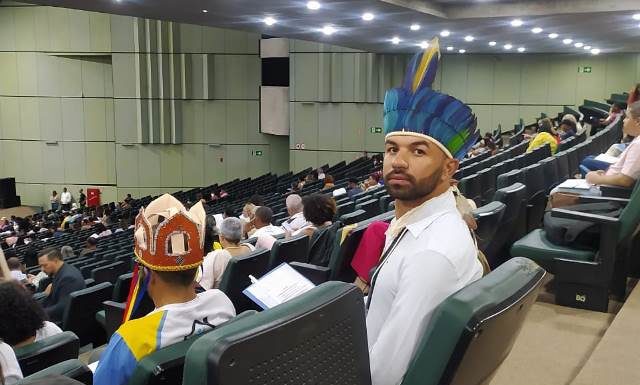 Lider indígena de Cabrobó participa da Conferência Estadual de Assistência Social