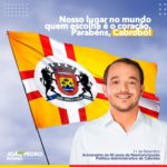Vereador João Pedro Novaes parabeniza Cabrobó pelos seus 95 anos