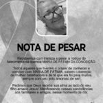 Prefeito de Cabrobó manifesta pesar pelo falecimento de Maria de Fátima da Conceição