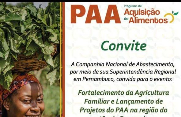 Projetos do PAA na região do Sertão de Pernambuco será lançado na próxima sexta (10)