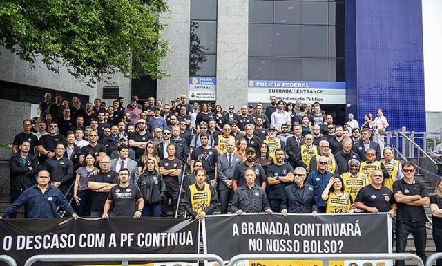 Policiais federais fazem nova mobilização nesta 5ª feira e suspendem atividades no estado de São Paulo