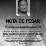 Prefeito de Cabrobó emite Nota de Pesar pelo falecimento de Dona Nen