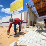 Obras de reforma e ampliação da Escola Afonso Alves seguem em ritmo avançado em Santa Maria da Boa Vista