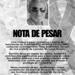 Prefeito de Cabrobó emite nota de pesar pelo falecimento de Barrinho