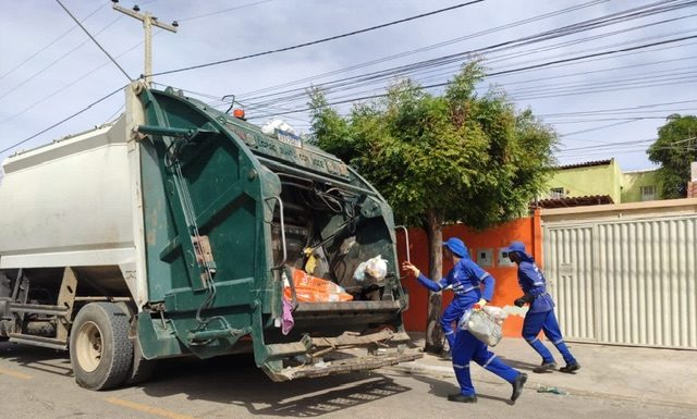 Prefeitura divulga esquema de coleta de lixo durante o feriado de 1º de janeiro em Petrolina