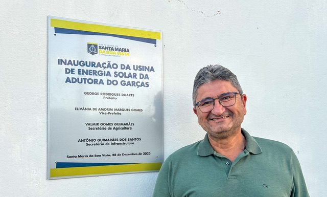 Prefeito George Duarte inaugura Usina de Energia Solar da Adutora do Garças