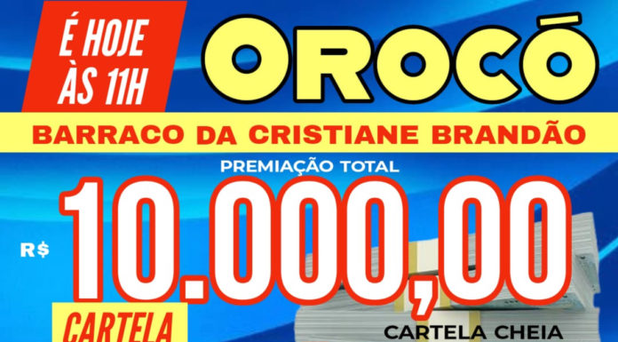 Daqui a pouco! O Povo na Feira em Orocó, são R$ 10 mil reais em prêmios!