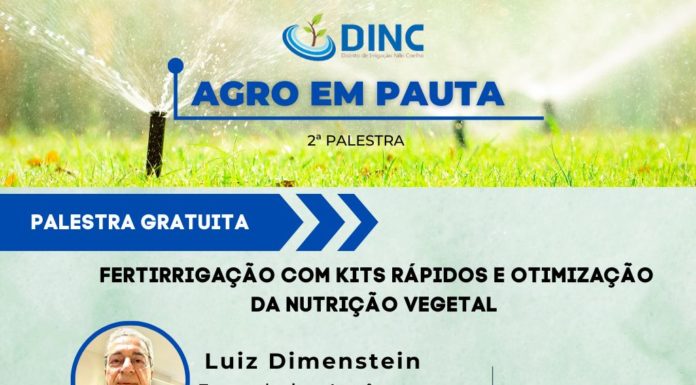 Distrito de Irrigação Nilo Coelho (DINC) convida comunidade para 2ª palestra com foco em Práticas Agrícolas