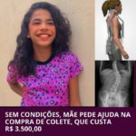 Solidariedade! Vamos ajudar a pequena Ana Jhulia de 10 anos nessa campanha para compra colete de Milwaukee